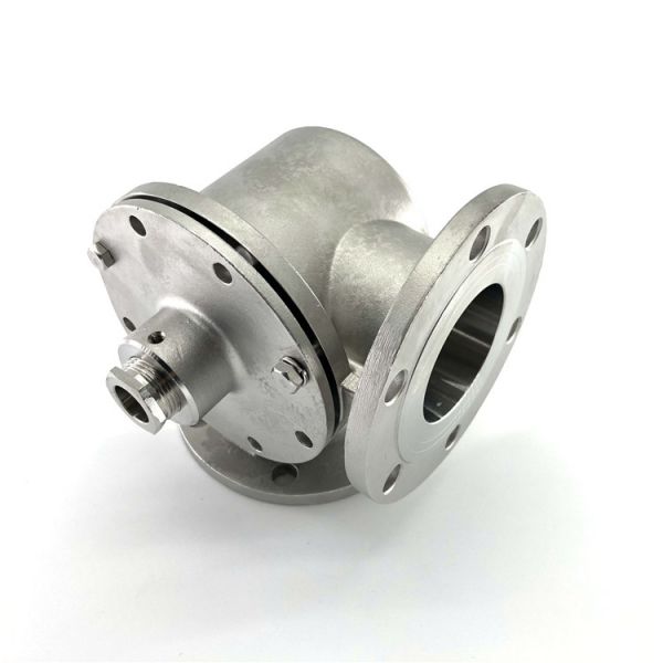 Precision machining casting valve part